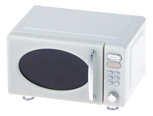 Mini Microondas Escala 1:12 Para Casa De Muñecas Cocina