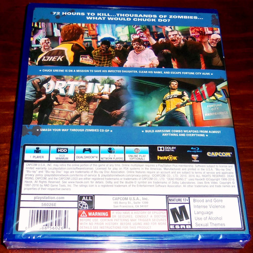 Videojuego Dead Rising 2 Standard Edition Ps4 Físico Sellado (Usado)