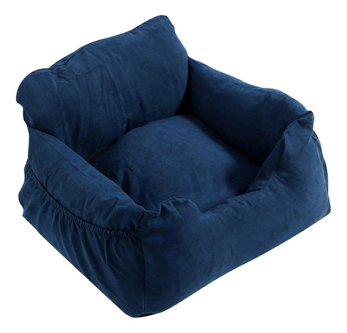 Cama Para Mascotas Con Asiento Para Coche, Suv, Con Azul
