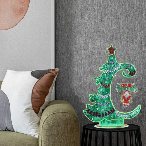 Árbol De Navidad De Cristal De Diamante Artesanía Árbol De N