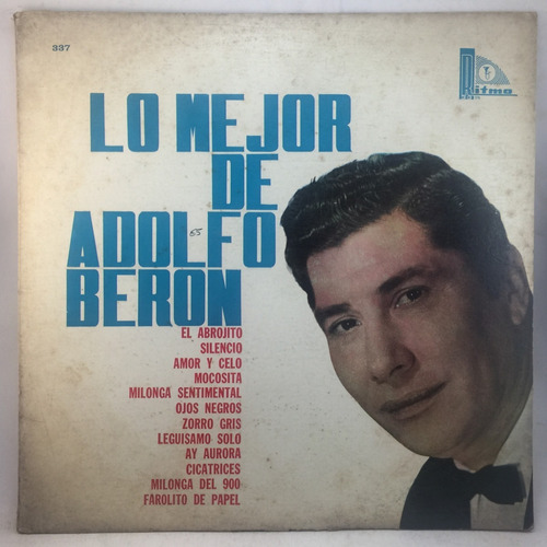 Adolfo Beron - Lo Mejor - Guitarra Tango - Dm Vinilo Lp