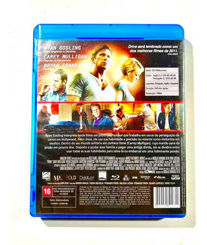 Redenção C/ Gerald Butler + Drive C/ Ryan Gosling -2 Blu-ray