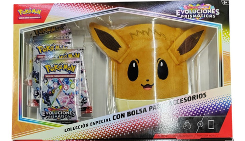 Pokémon Prismatic Evolutions Accessory Pouch Español Promo Evoluciones Prismaticas Coleccion Especial Con Bolsa Para Accesorios