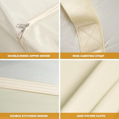 Bolsas De Almacenamiento Para Cojines De Patio, 420d, Imperm