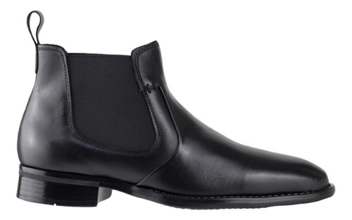 Botin Para Hombre Tipo Chelsea Gino Cherruti 2604 Negro Moda