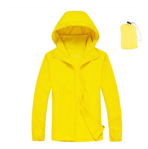 Chamarra Impermeable Para Mujer Con Capucha, Rompevientos, C