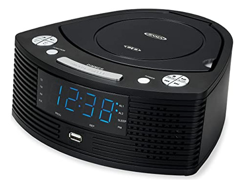 Pacote Jensen: Leitor De Cd Estéreo Com Relógio Am/fm Duplo