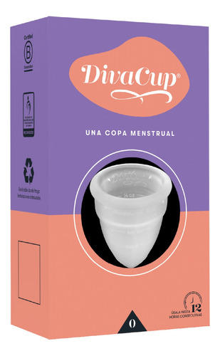 Copa menstrual Diva Cup 0 blanca