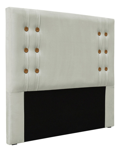 Kit Recamier E Cabeceira Santorini Spz 195cm King Veludo Cor Prata-2223