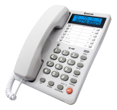 Te400 Telfono Mesa Eurocom M/l Id Bloqueador - Escar