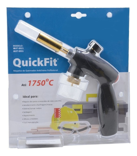 Maçarico Portátil Quick Fit Vix