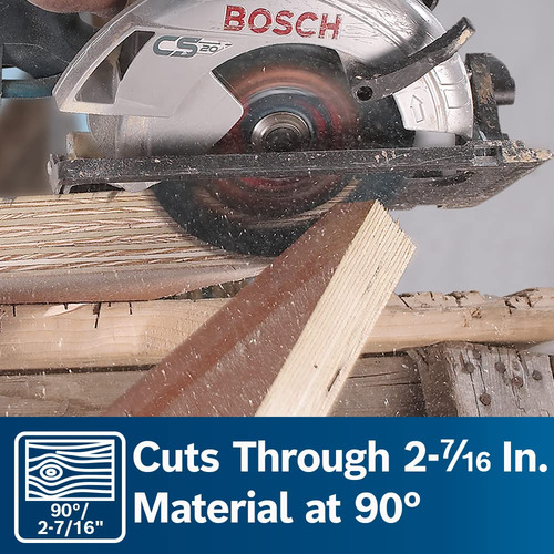 Sierra Circular Bosch Cs10 15a, 120 V, 56°, Bisel, Hoja De 7
