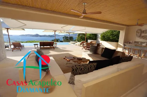Cad Tres Vistas. Terraza Con Asoleadero, Alberca Privada, Palapa Y Preciosa Vista Al Mar