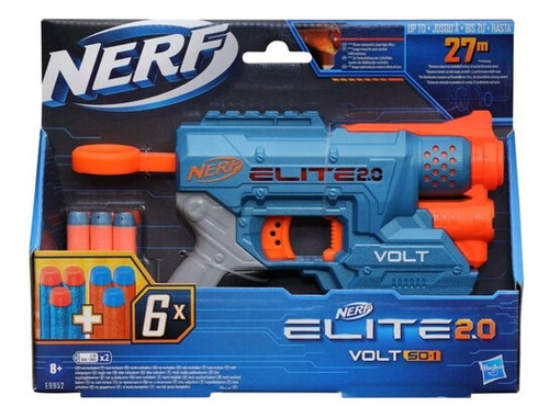 Lanzador Nerf Elite 2.0 Volt Sd-1 Azul Acero