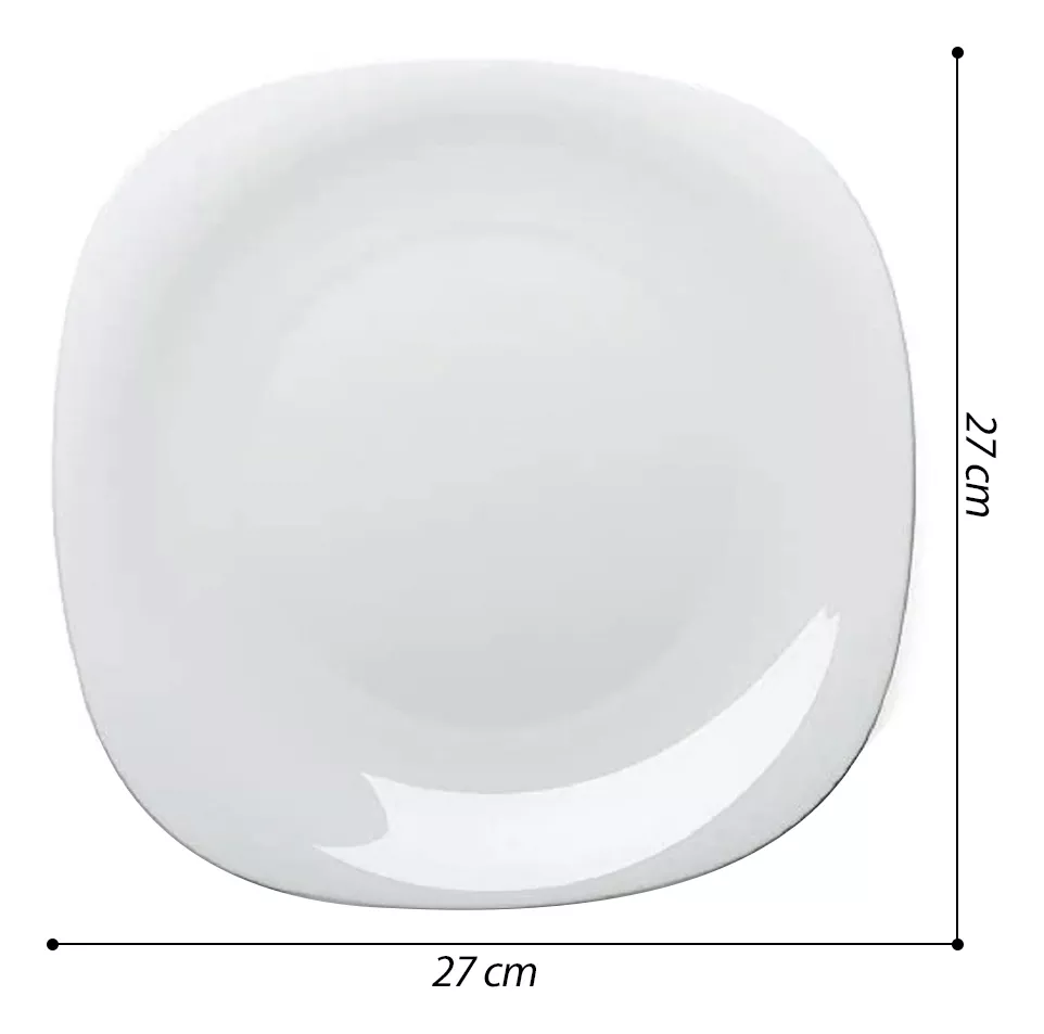 Segunda imagem para pesquisa de jogo de pratos branco