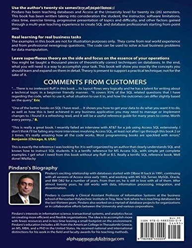 Microsoft Access Sqlprehensive Version 2010 -..., de Demertzoglou, Dr. Pindaro Epaminonda. Editorial AlphaPress en inglés