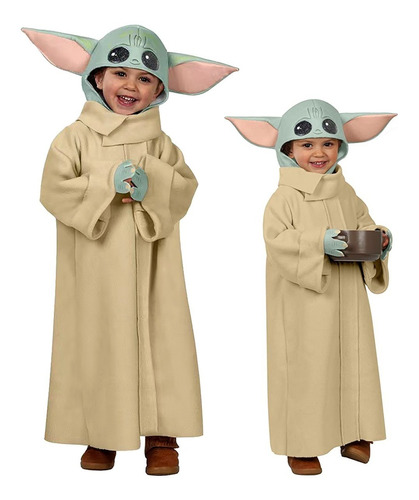 Cosplay Ropa Baby Yoda Star Wars Para Niños | Meses sin intereses