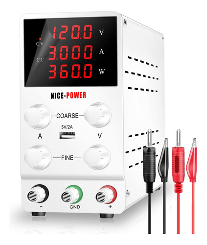 Nice-power Fuente De Alimentación Variable De Cc 120 V 3a 4 