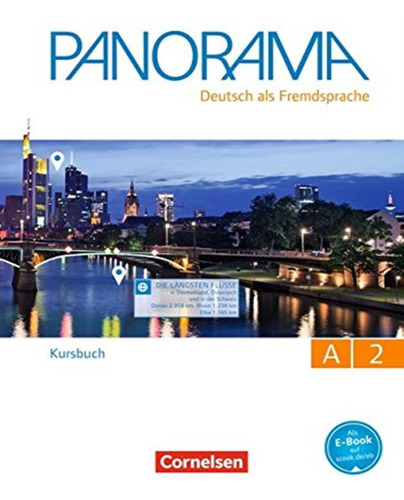 Panorama A2 - Kursbuch mit interaktiven ubungen, de Finsterm Andrea. Editorial Cornelsen, capa mole em alemão, 2016