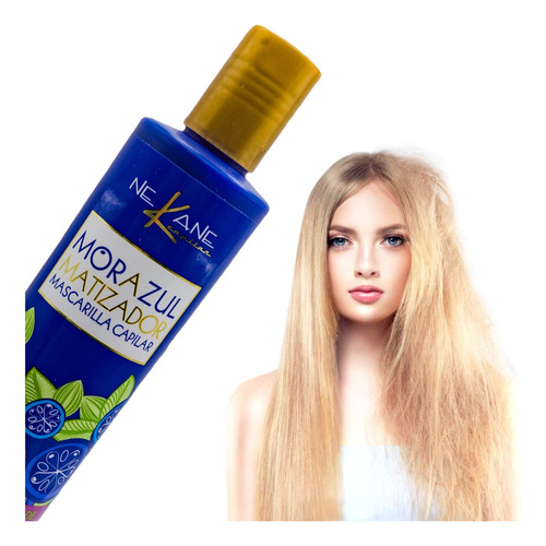 Mascarilla Matizadora Para Cabello Con Extracto De Mora Azul 300g Nekane