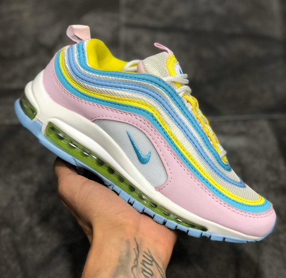 Tenis Nike Air Max 97 Mujer Tenis Amarillo en Mercado Tenis Nike Air Max 97 Mujer Tenis Amarillo en Mercado