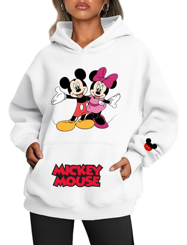 Hoodies Buzos De Mickey Mouse Unisex Mickey Mouse Y Minnie