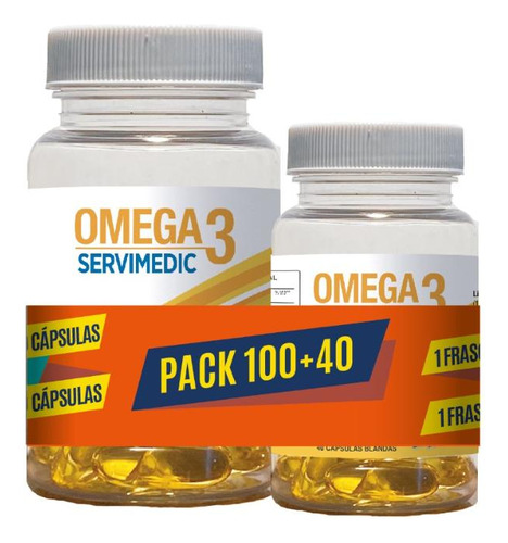 Omega 3 100+40 Cápsulas Servimedic
