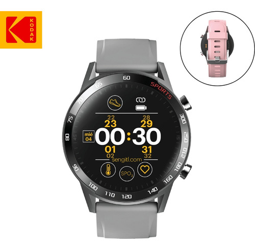Reloj Inteligente Smartwatch Kodak Modelo Ft3r Dos Correas