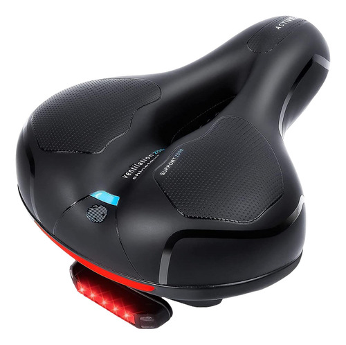 Asiento De Bicicleta SillĂn De Bicicleta Pu Ancho Asiento