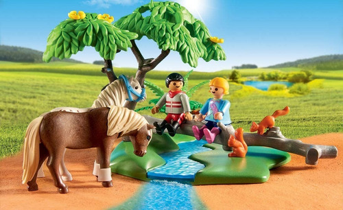 Imagem 2 de 5 de Playmobil 5685 Country Passeio A Cavalo Fazenda Cavalo