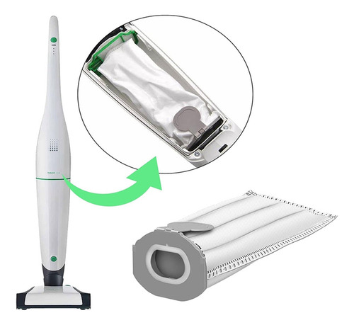 Para Aspiradoras Vorwerk, Bolsa Antibacteriana, Basura B