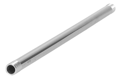 Tubo Roscado De Acero Inoxidable De 30 Cm Con Rosca Macho G1