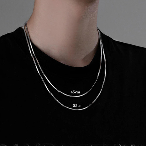 Collar De Cadena De Serpiente, Gargantilla, Cadena De 45cm