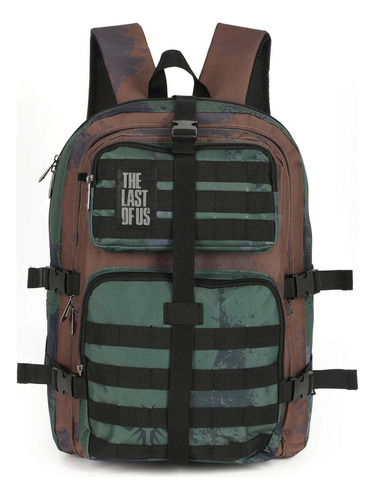 Mochila Tática The Last Of Us Verde Laptop Luxcel