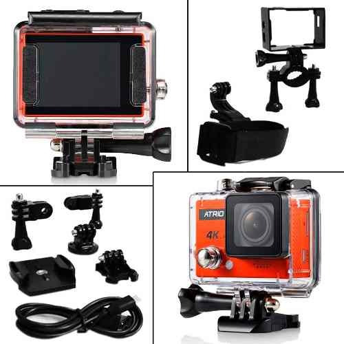 Câmera De Ação Fullsport Cam 4k Atrio Tela 2.0 Wifi - Dc185