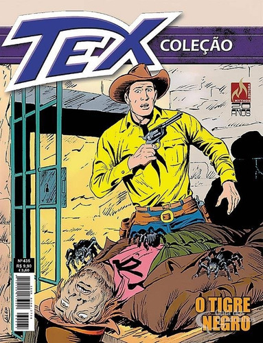 Tex: O Tigre Negro, De Claudio Nizzi. Série Tex Coleção, Vol. 435. Editora Mythos, Capa Mole, Edição 435 Em Português, 2017