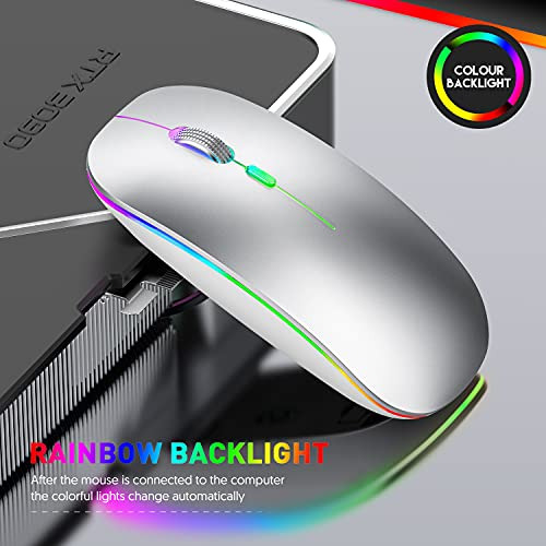 Mouse Inalámbrico Led Ai Dami, 5.2/3.0, 2.4 G, Tres Modos, G