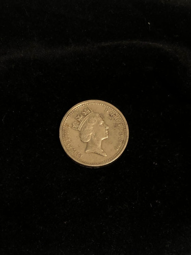 Moneda One Pound Elizabeth 2 Año 1990