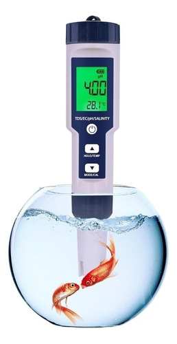 Medidor De Ph/tds/ec/temperatura/calidad Del Agua Salina