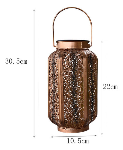 Faroles Solares, Linternas Colgantes De Metal Vintage Para E