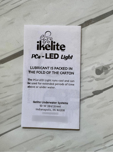 Linterna Buceo Ikelite Led