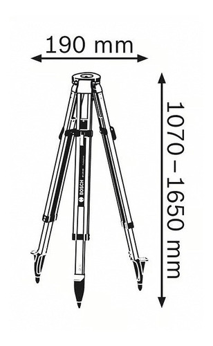 Imagem 6 de 6 de Tripe Profissonal Bt 170 Bosch