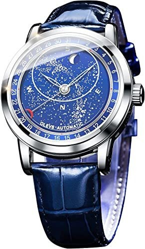 Olevs Reloj Para Hombre, Esfera De Cielo Estrellado,