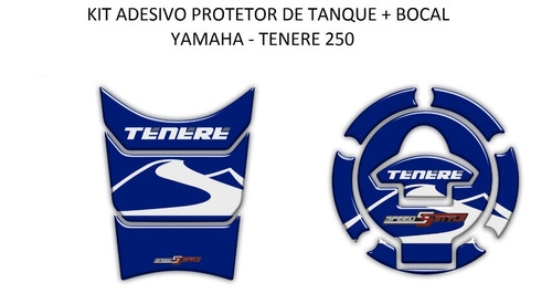 Kit Adesivo Protetor De Tanque E Bocal Yamaha Tenere 250 K7