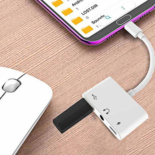Adaptador De Fone De Ouvido Tipo C Conversor De Fone De Ouvi