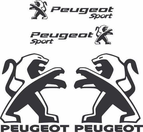 Imagen 2 de 4 de Calcos Peugeot Sport + Regalo !! 4 Calcos - Graficastuning