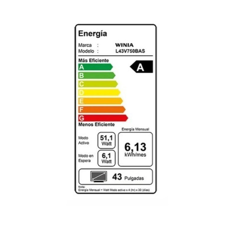 Imagen 4 de 5 de Led Smart Tv Winia/daewoo 32 Hd L32v750bas