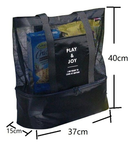 Imagen 2 de 8 de Multifuncional Malla Y Aislante Bolsa Para Picnic Y La Playa