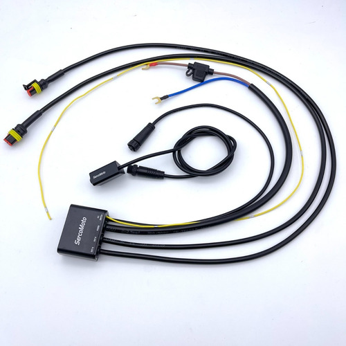 Imagen 8 de 10 de Switch Arnés Faros Auxiliares Moto Bmw Yamaha Ktm Honda