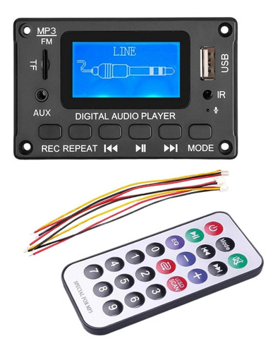 Módulo Amplificador De Áudio Estéreo Fm Automático 6-12v #2